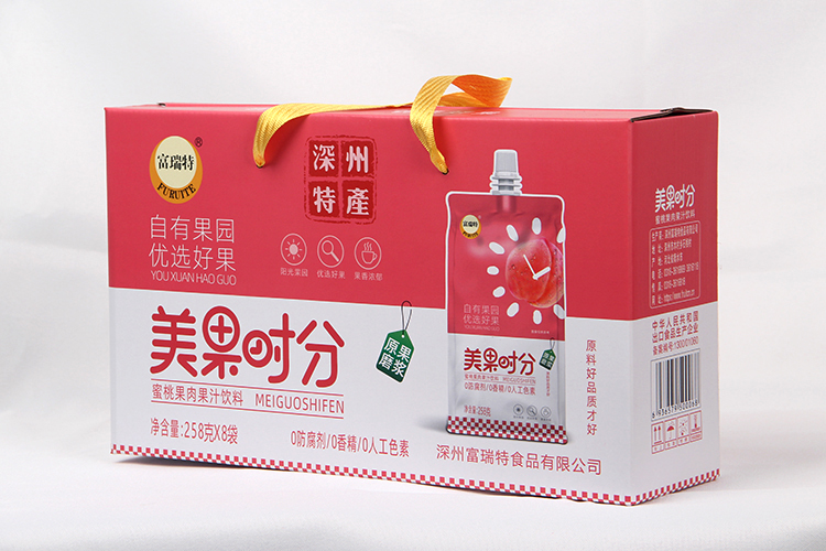 258克蜜桃果肉果汁飲料禮盒