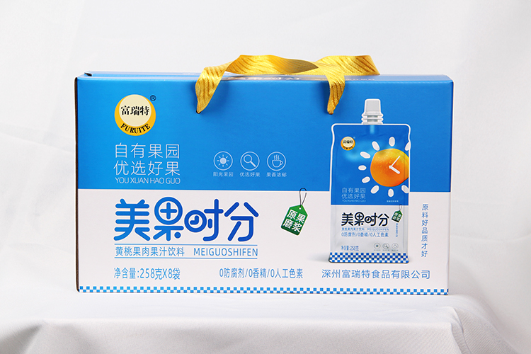 258克黃桃果肉果汁飲料禮盒