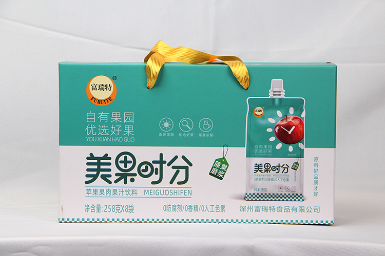 258克蘋(píng)果果肉果汁飲料禮盒